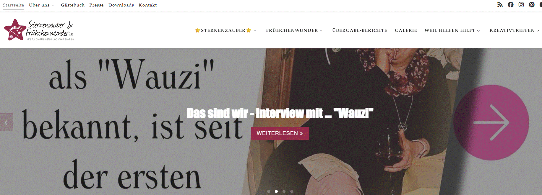 Sternenzauber & Frühchenwunder - Initiative für Familien mit Frühchen und Sternenkindern